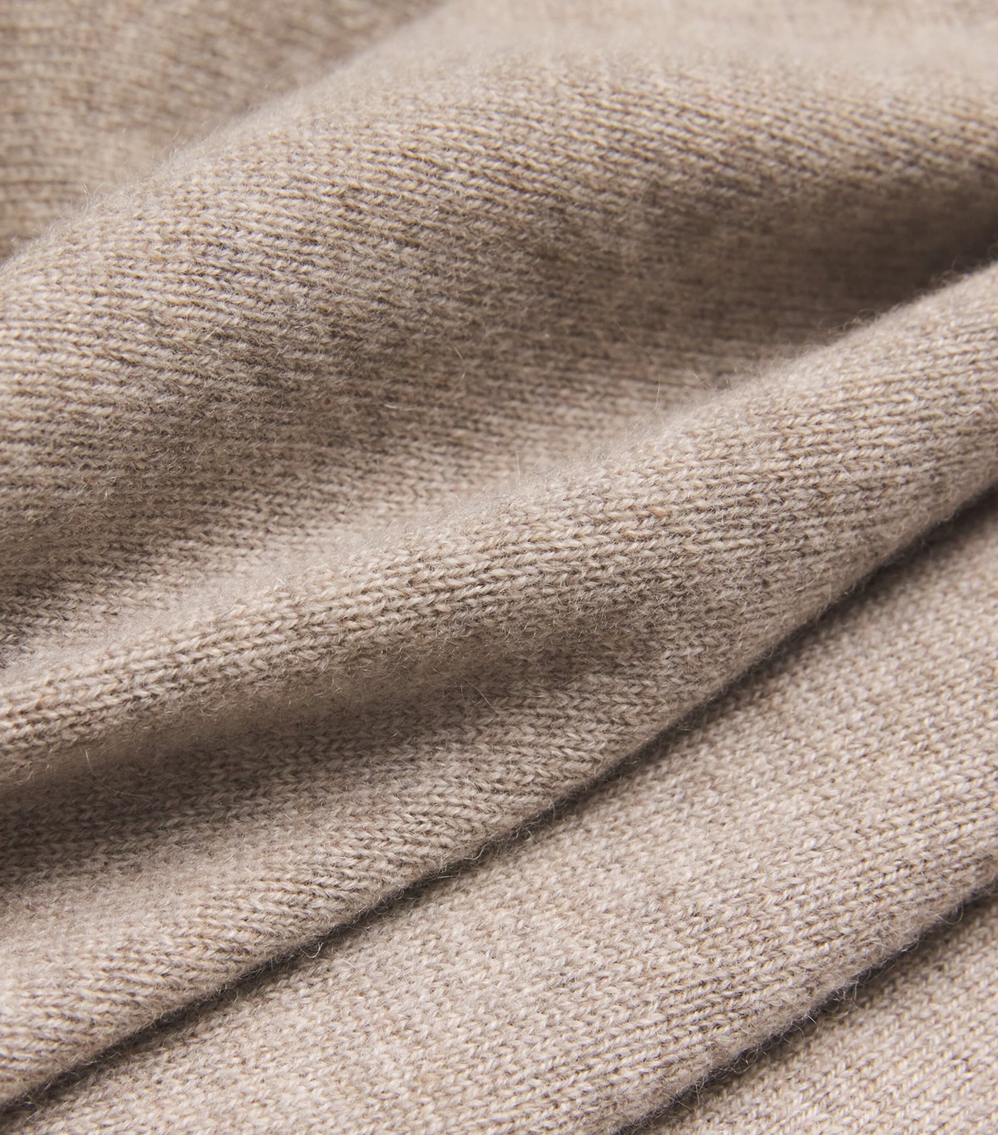 Soft Goat Beige Cashmere Sweater and Trouser Set