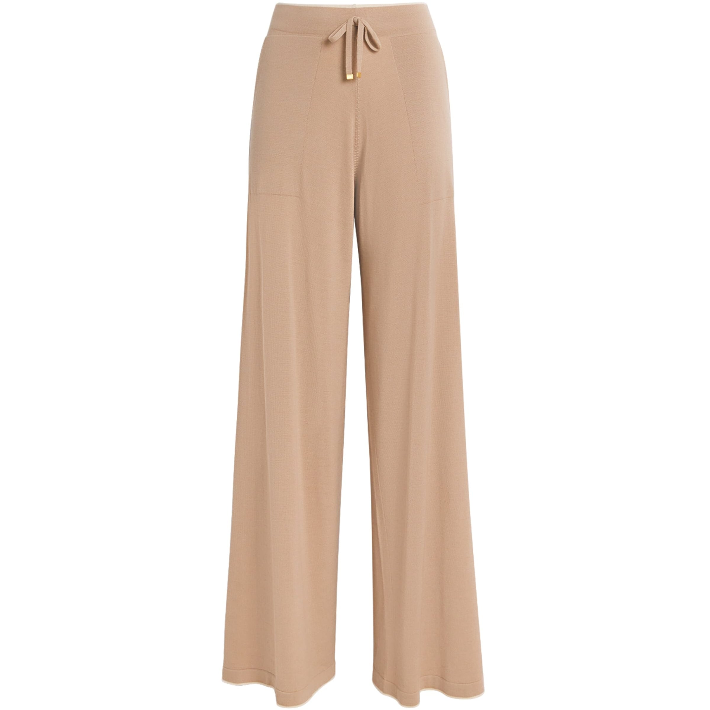 Eleventy Beige Wool Drawstring Trousers