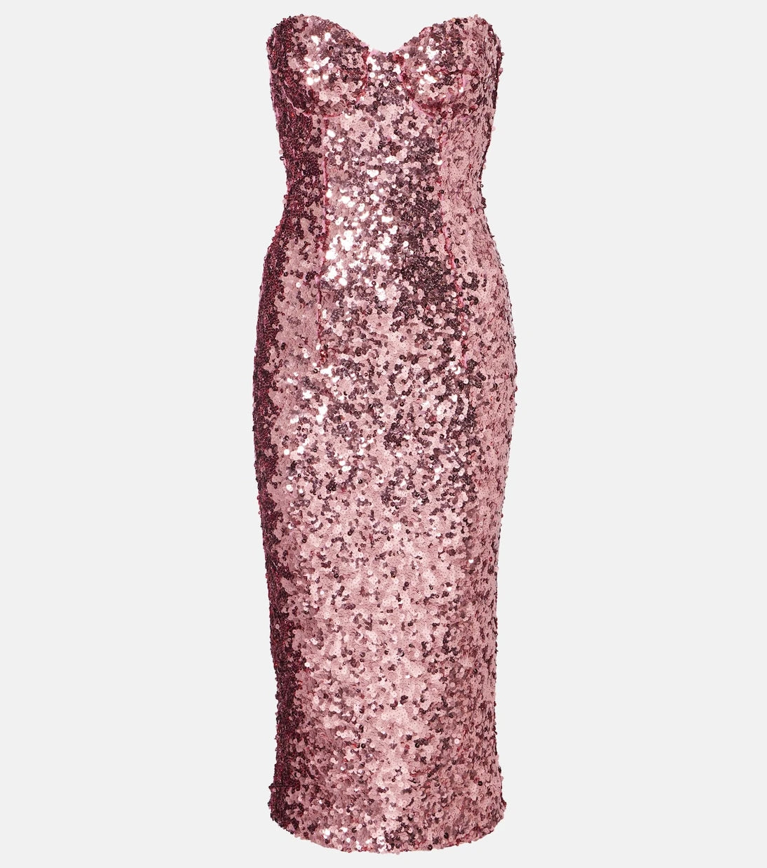 Dolce&Gabbana - Sequined bustier dress