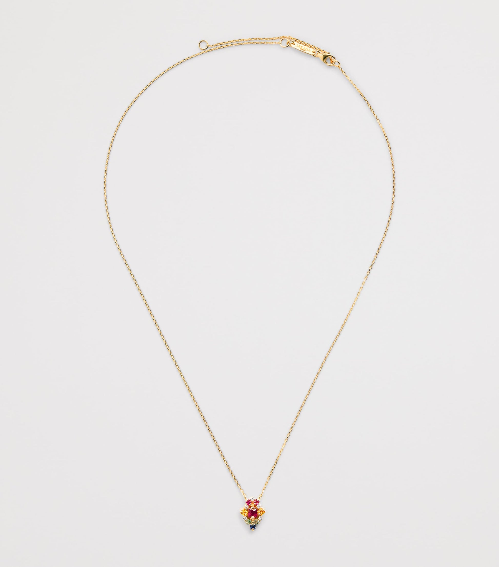 Yellow Gold, Diamond and Sapphire La Fantasie Necklace