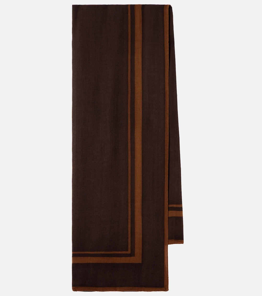 Saint Laurent - Cassandre printed wool twill scarf