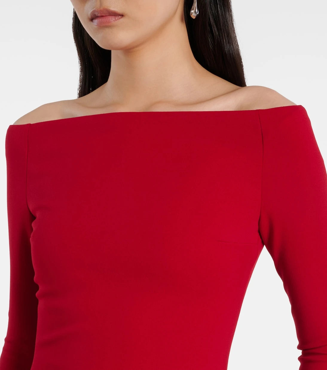 Solace London - Anica off-shoulder gown