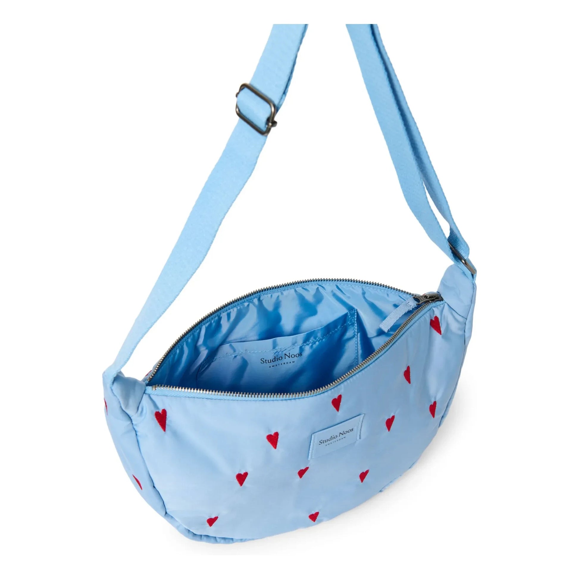 Studio Noos - Puffy Hearts fanny pack | Light blue