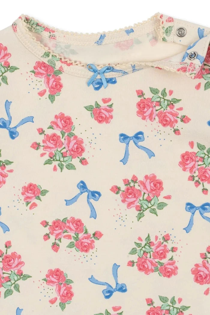 Konges Sløjd BASIC BLOUSE GOTS Uzun Kollu Bebek Bluzu