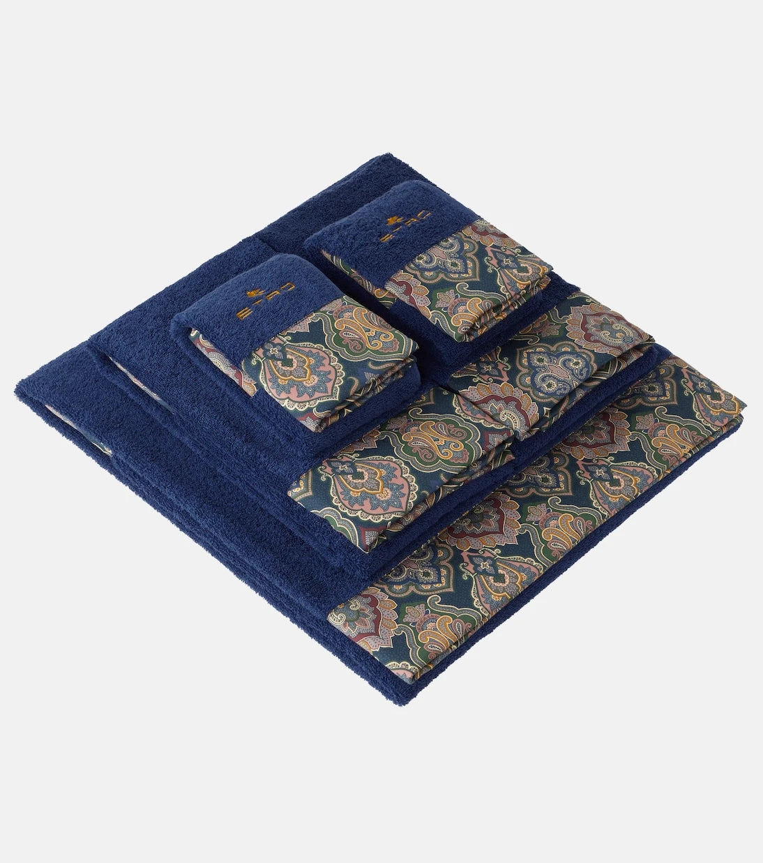 Etro - Set of 5 cotton terry towels