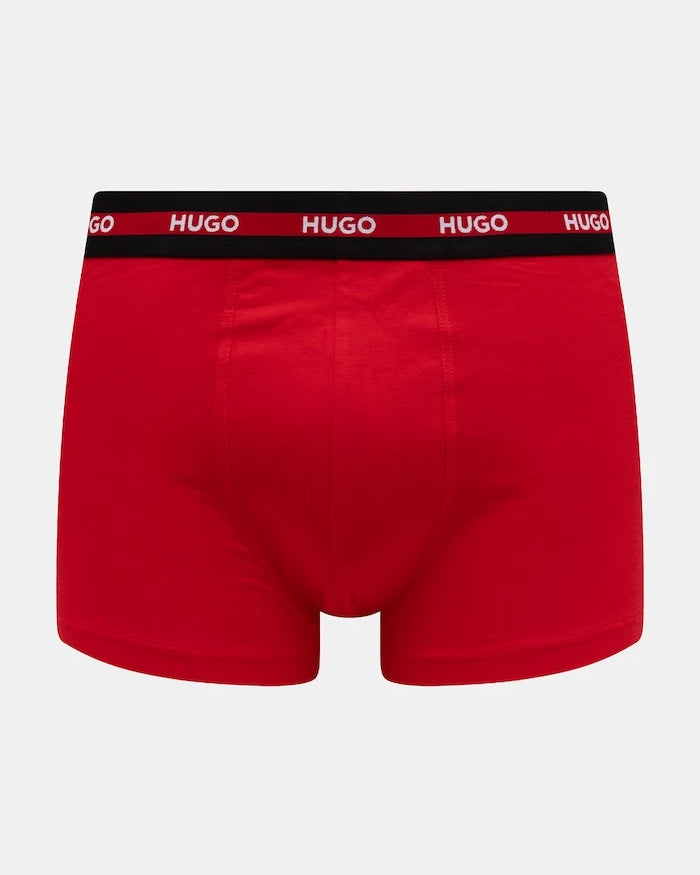 HUGO Erkek Pamuk ve Elastan Bitişik Boxer TRIPLET PLANET 3'lü