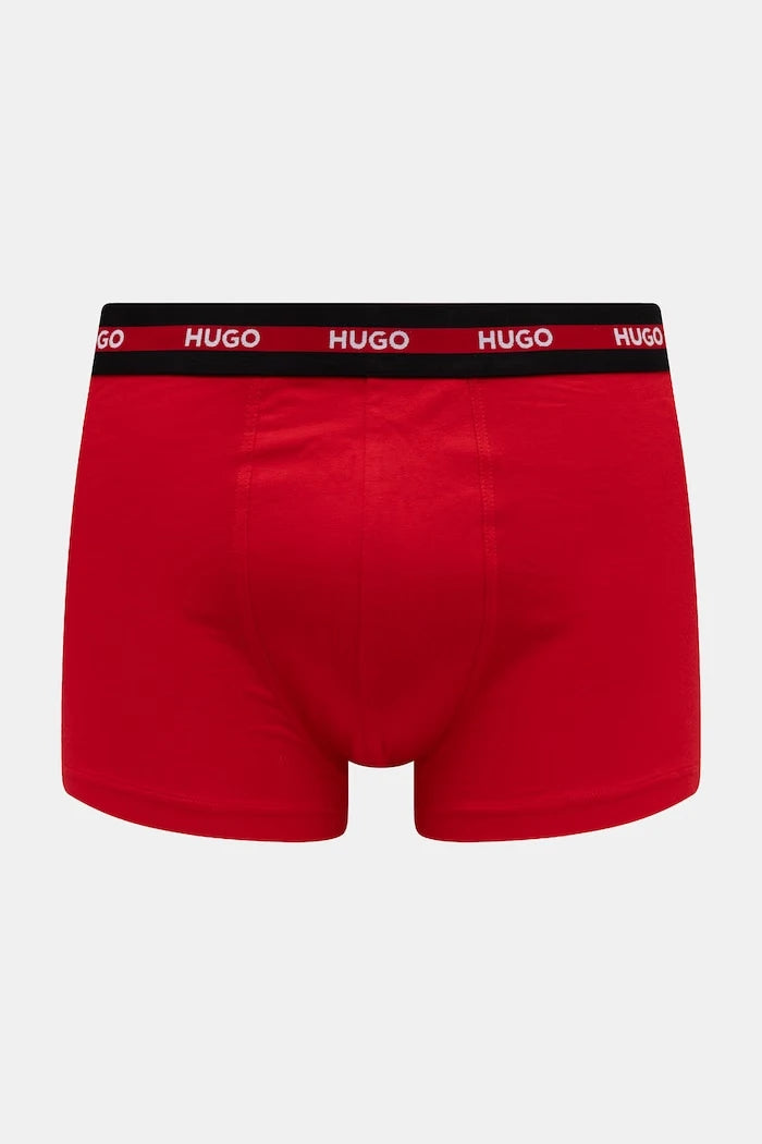 HUGO Erkek Pamuk ve Elastan Bitişik Boxer TRIPLET PLANET 3'lü