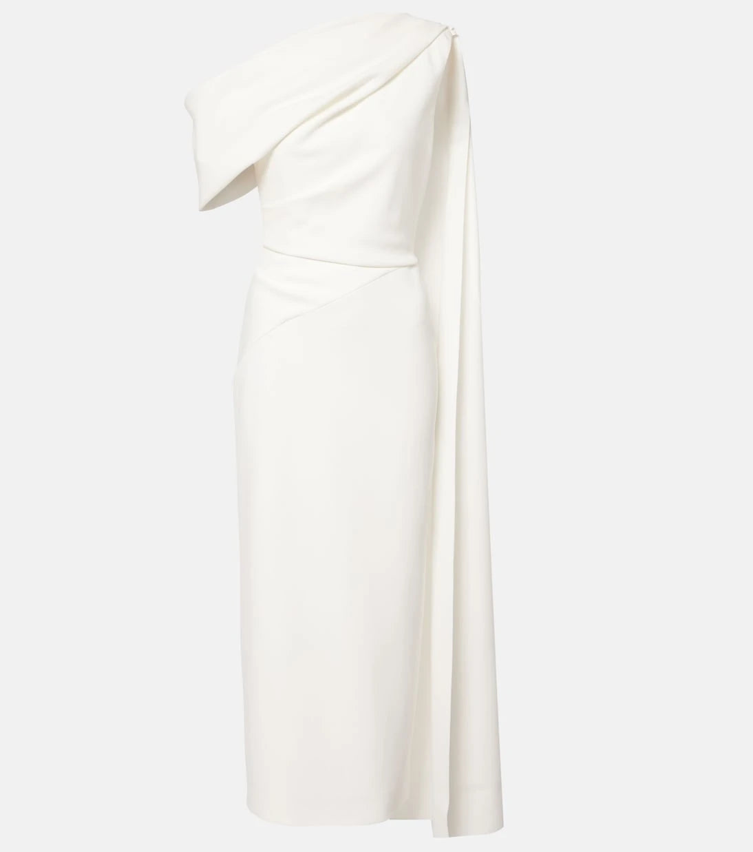 Roksanda - Bridal Maite 2 caped one-shoulder gown