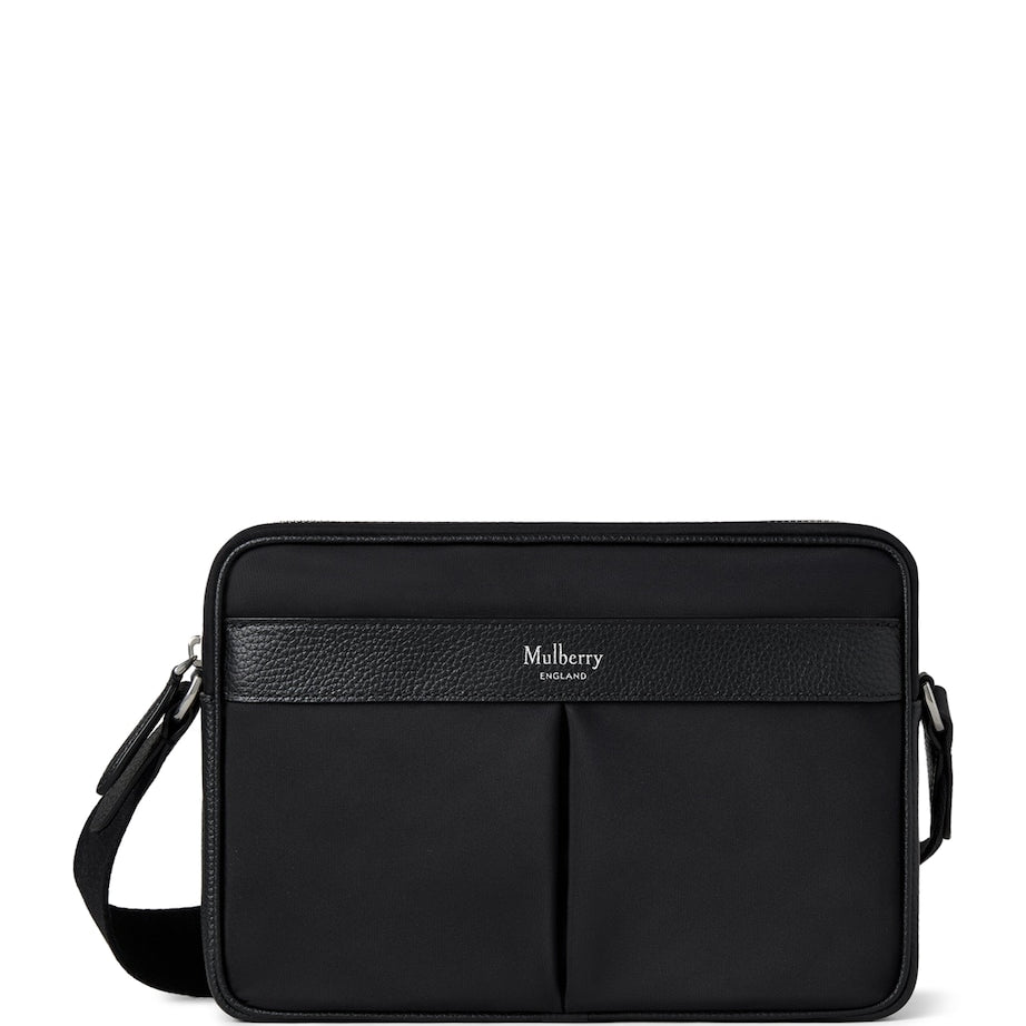 Mulberry Black Heritage Nylon Cross-Body Bag