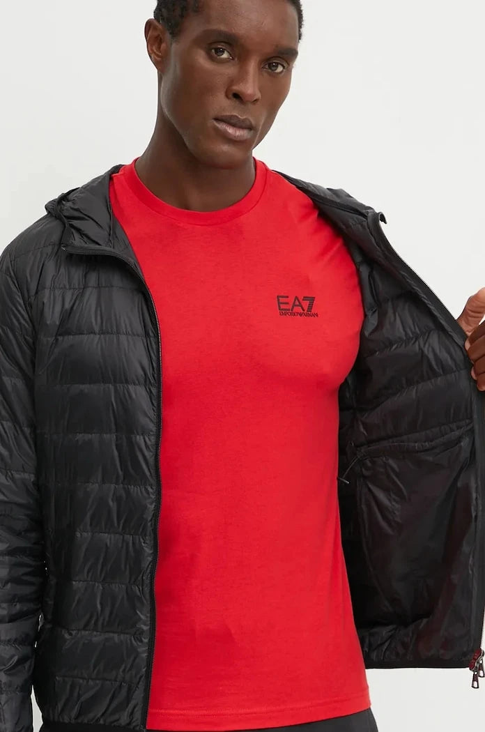 Пухено яке EA7 Emporio Armani
