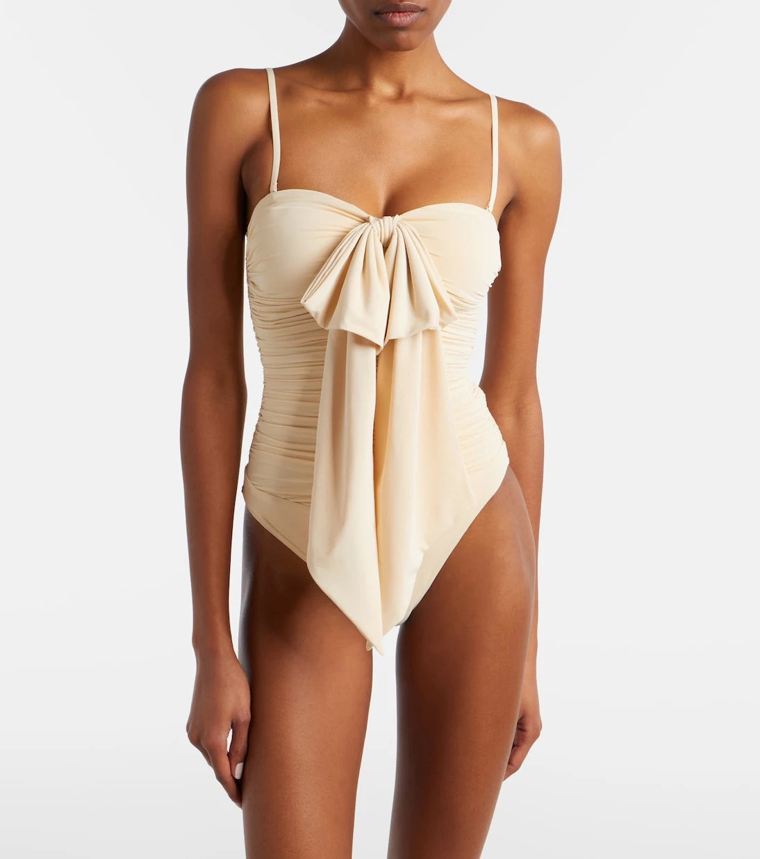 Zimmermann - Como kurdele detaylı, drape mayo