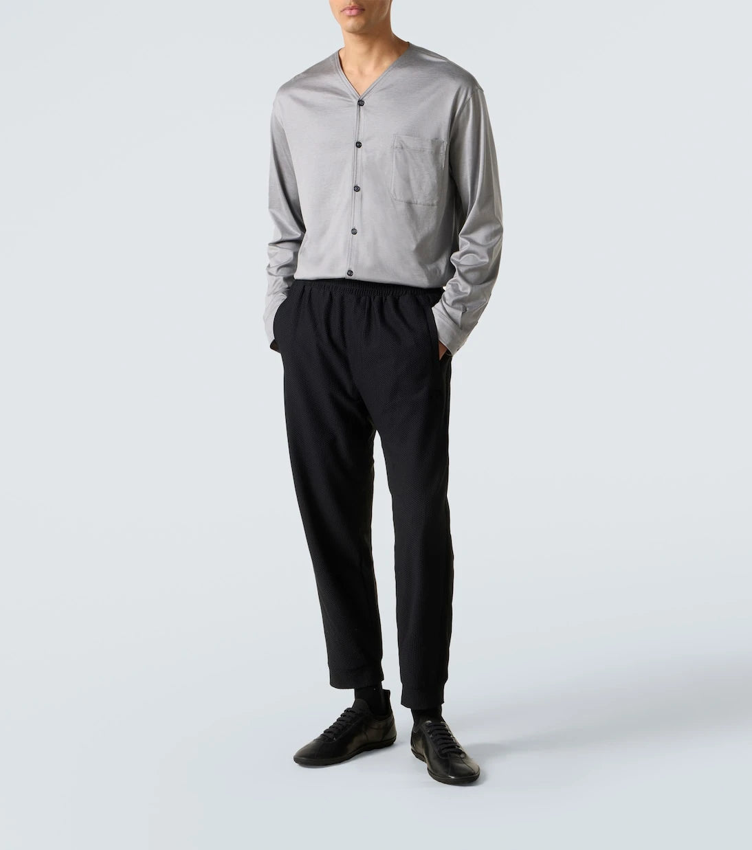 Giorgio Armani - Gaufré straight pants