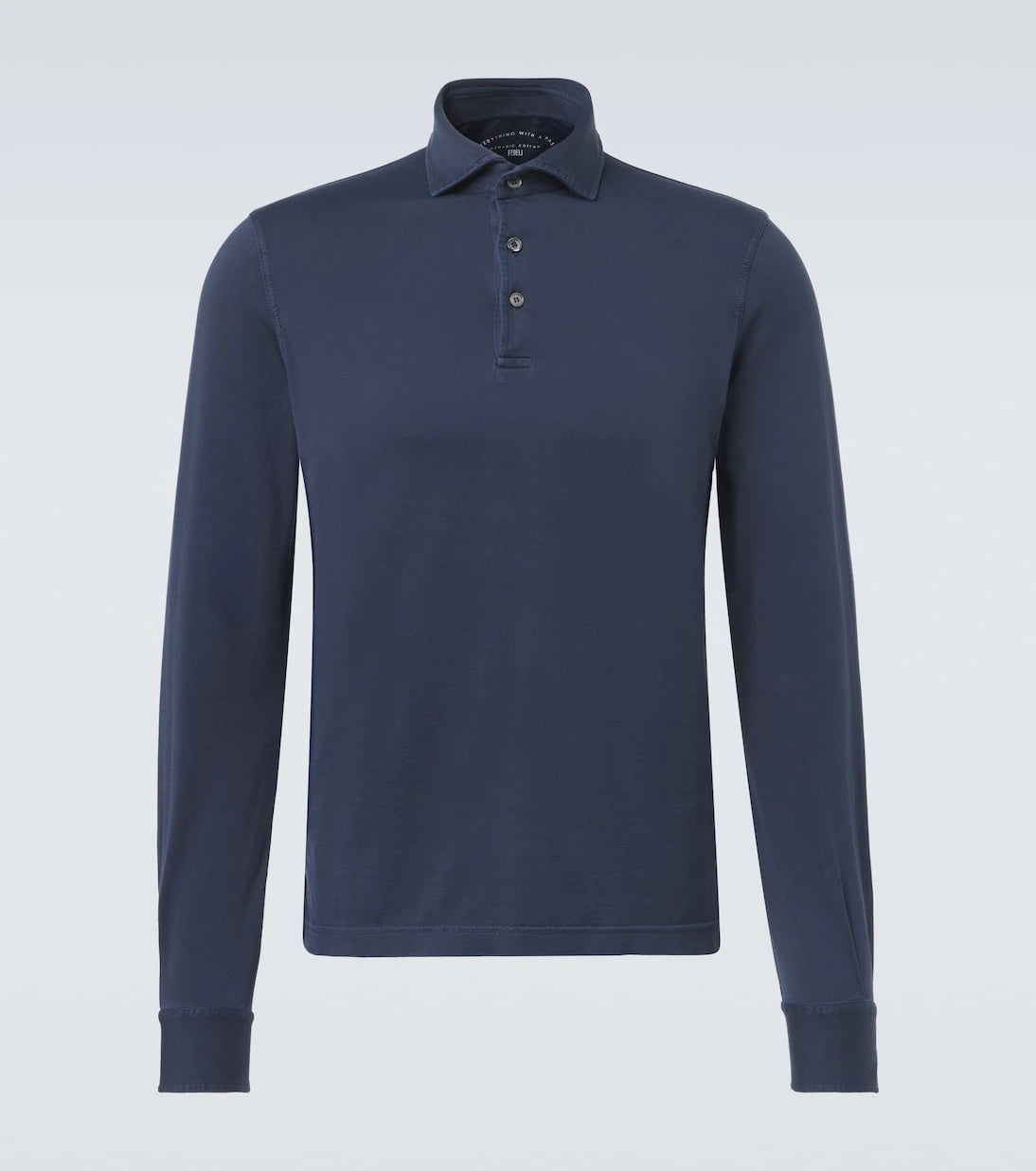 Fedeli - Cotton piqué polo shirt