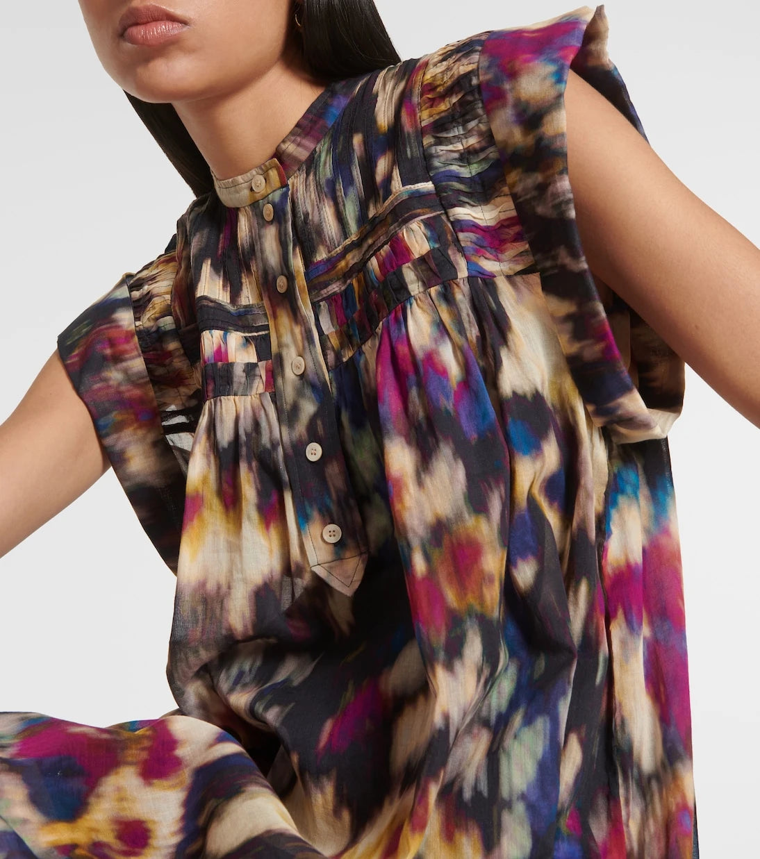 Marant Etoile - Leaza cotton minidress