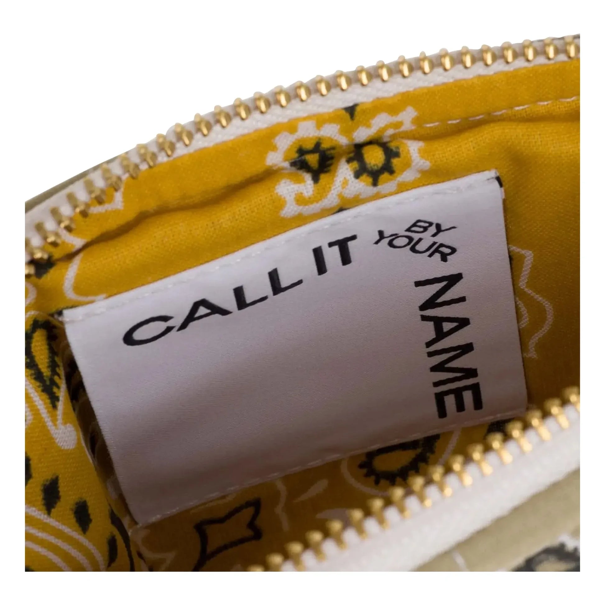Call it by your name - Mini Zipped Mushroom Pouch | Beige