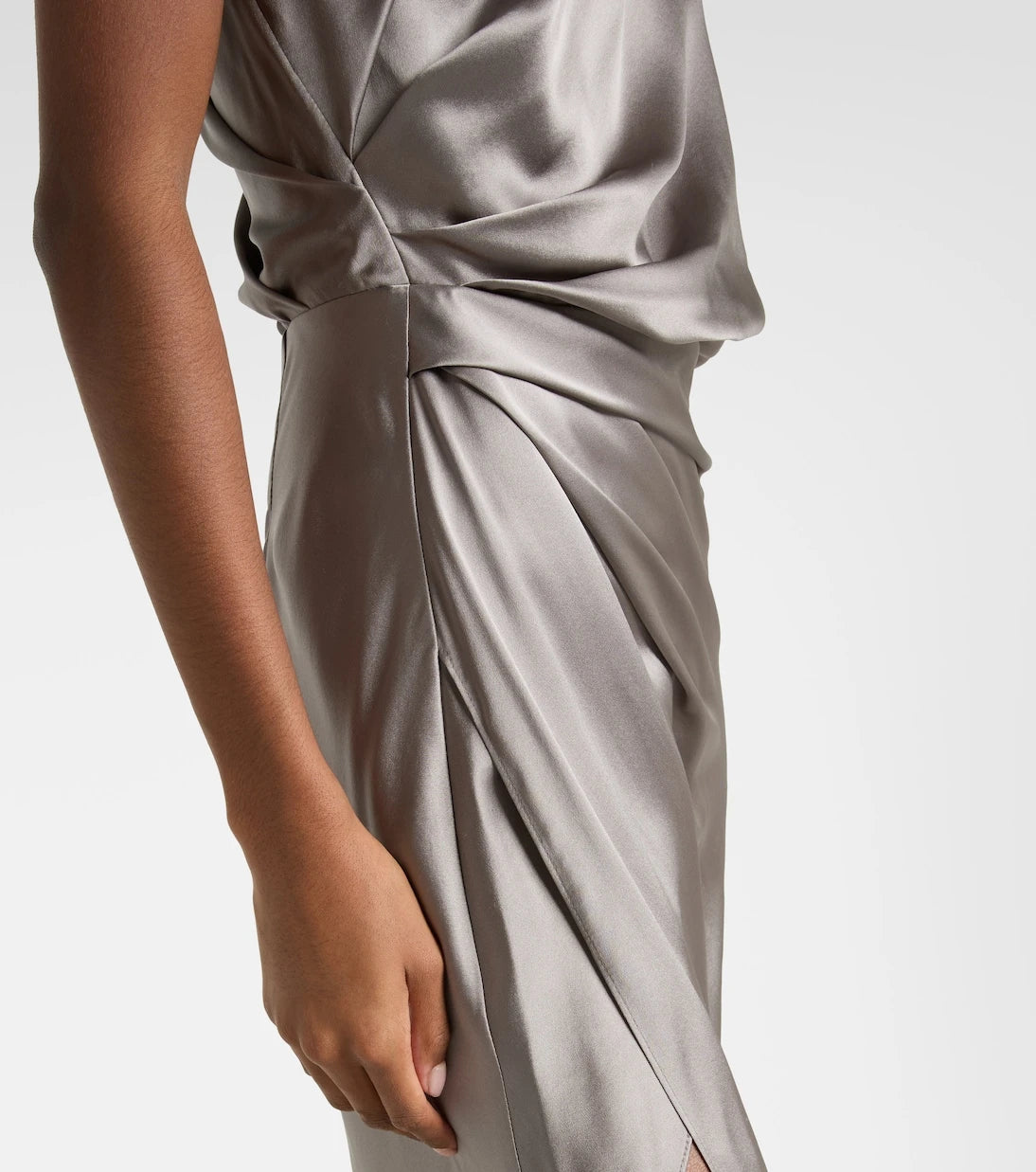 The Sei - Draped silk satin gown