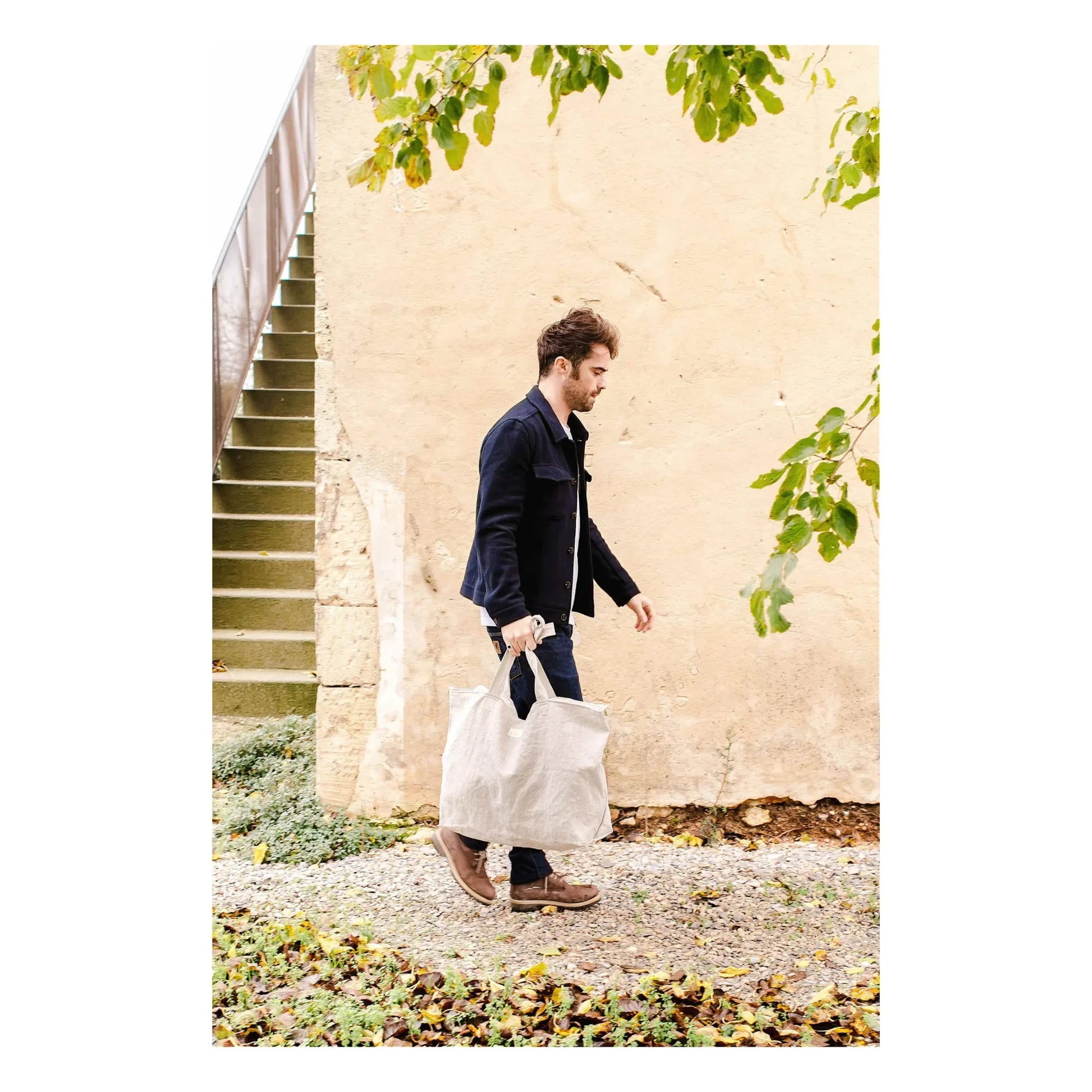Adorna - Caroline Linen Weekend Bag