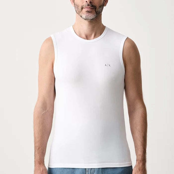 Armani Exchange pamuk ve elastan erkek atlet 2'li