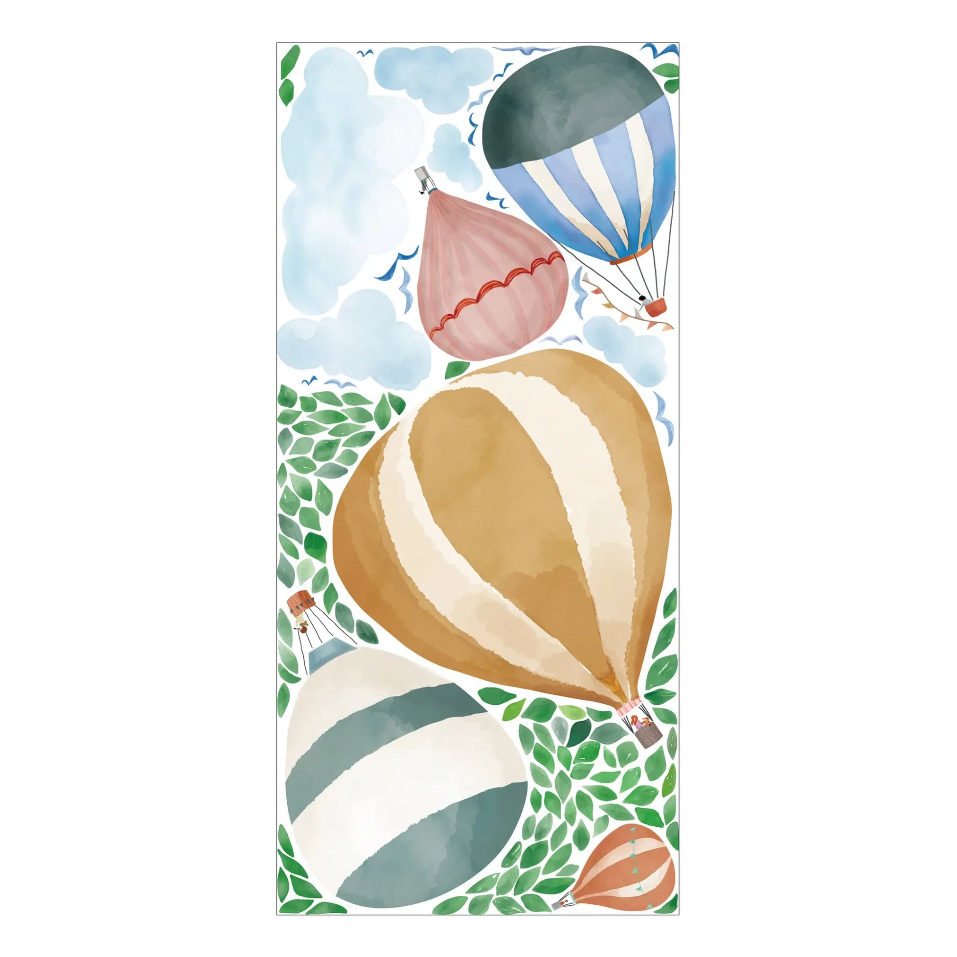 MIMI'lou - Watercolour Hot Air Balloon Sticker