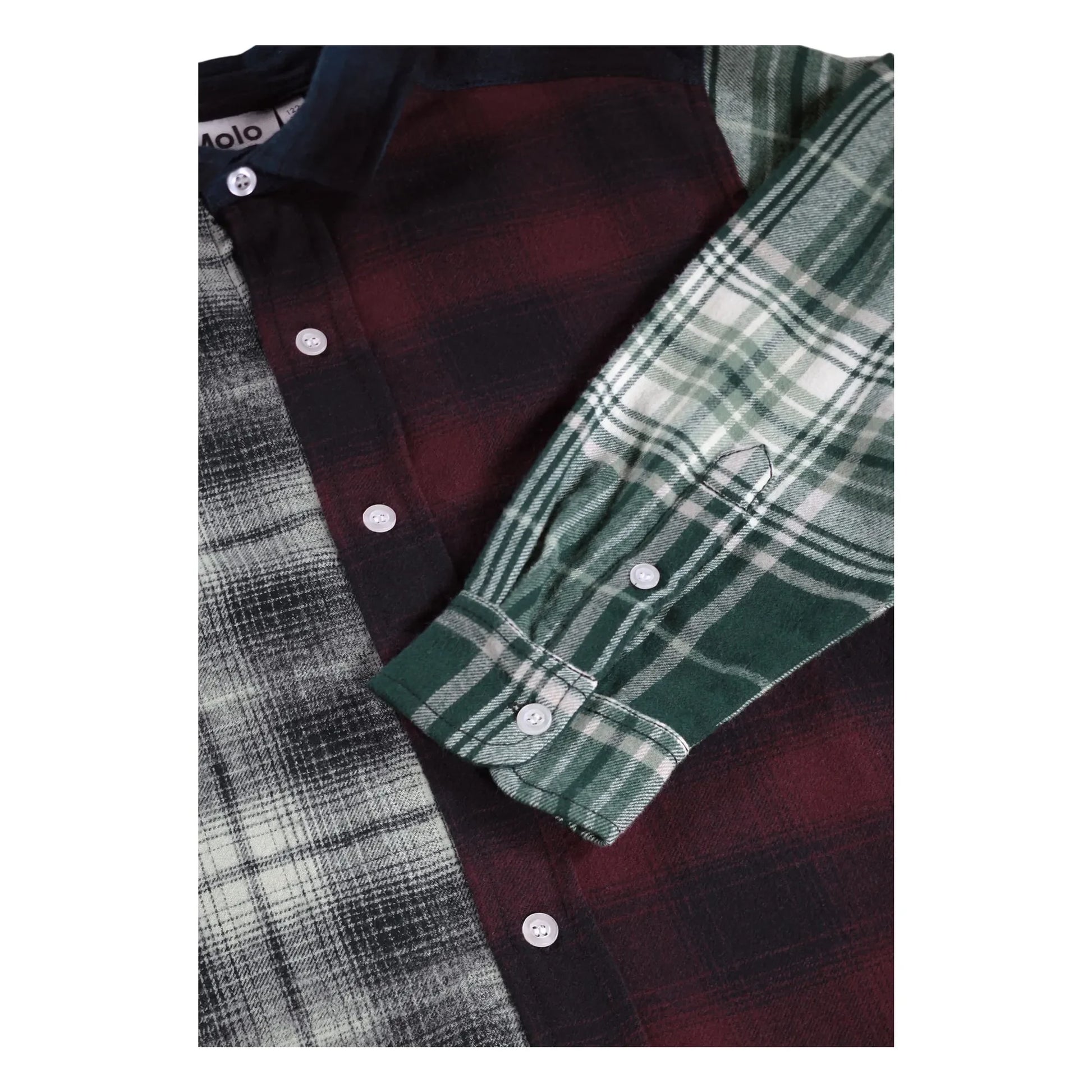 Molo - Shirt Remon Carreaux Coton Bio | Black
