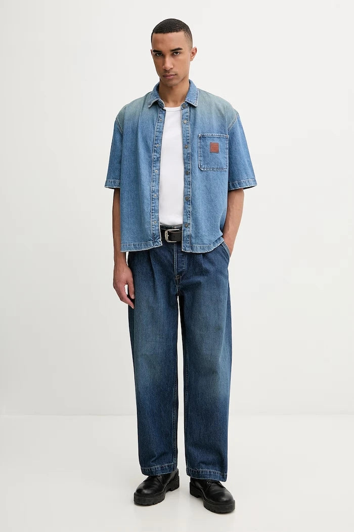 Guess Jeans риза мъжка от деним