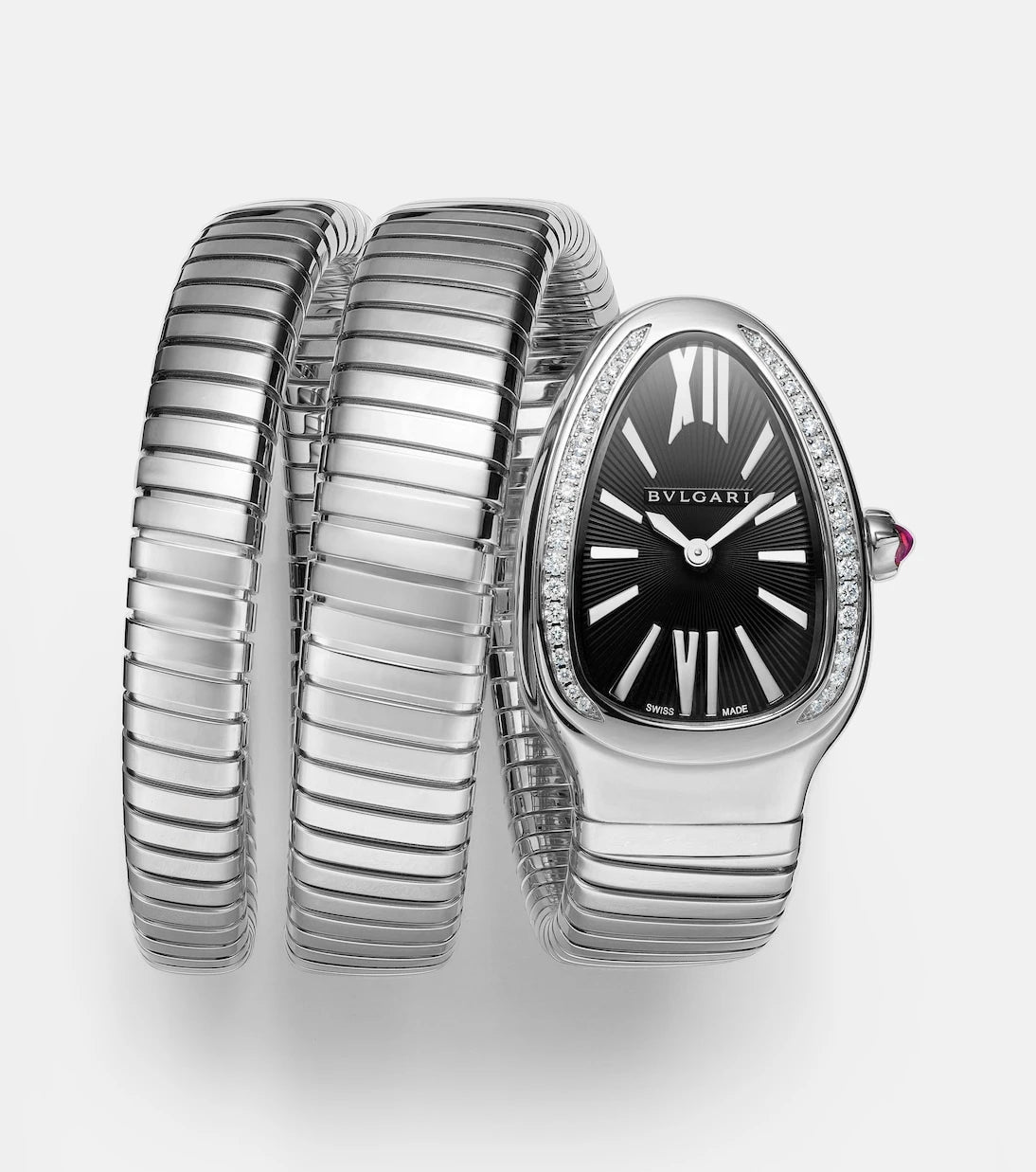 Bvlgari - Serpenti Tubogas watch with diamonds
