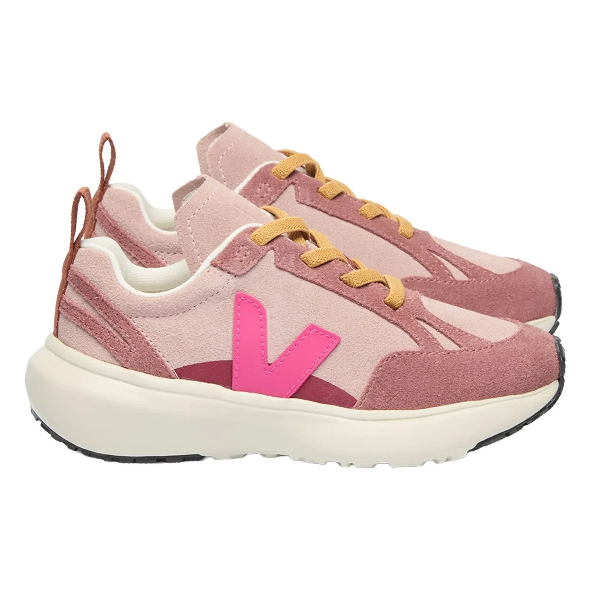 Veja - Canary Light Suede Lace-up Sneakers | Pink