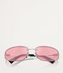 Silver Metal MUA50S Frameless Sunglasses