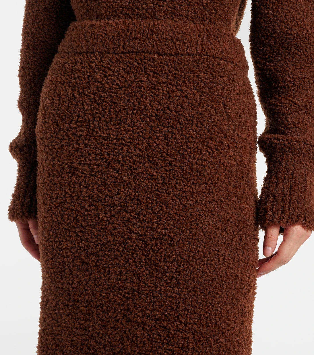 Self-Portrait - Wool-blend pencil skirt