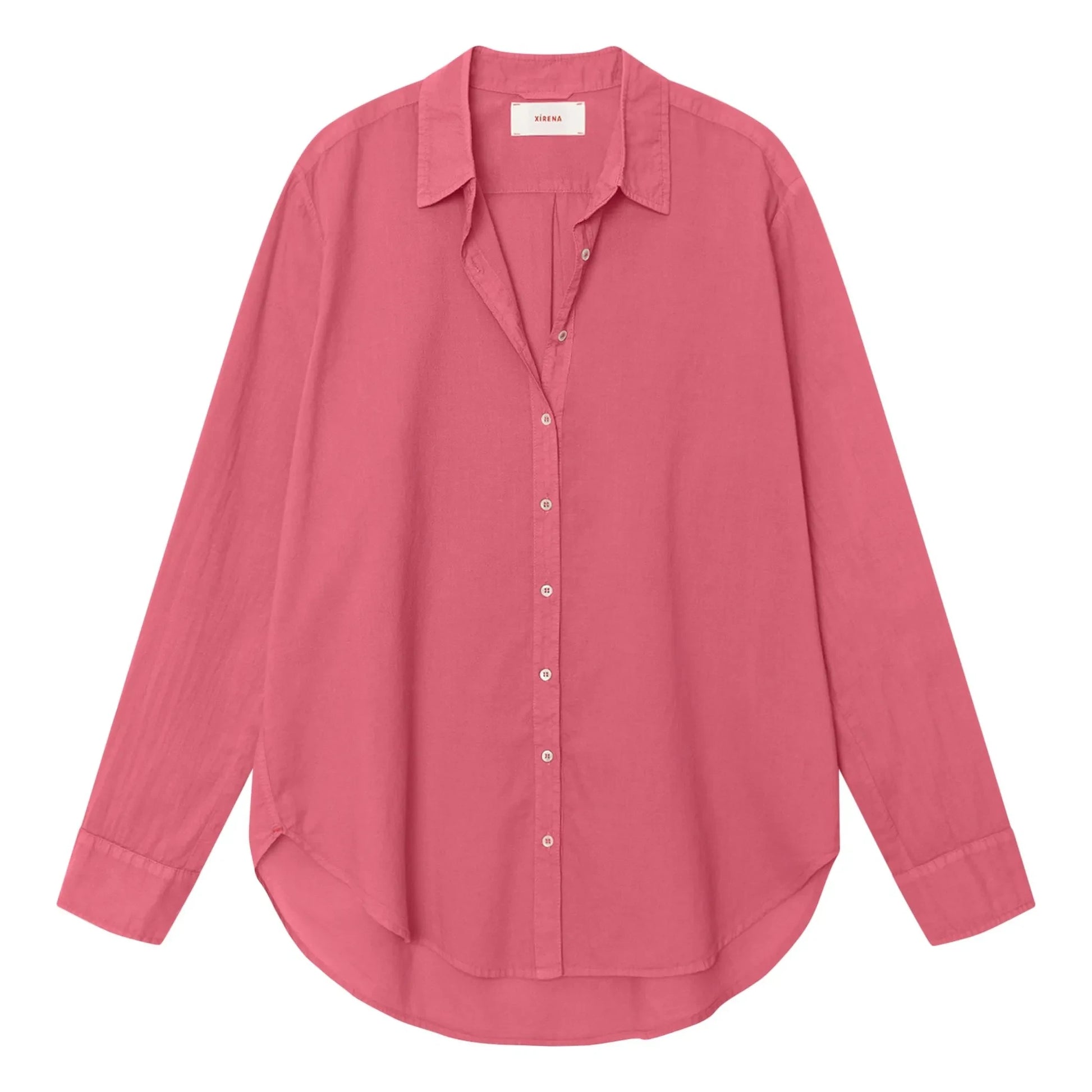 Xirena - Beau Popeline de Coton shirt | Framboise