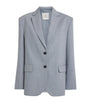ANINE BING Blue Quinn Single-Breasted Blazer