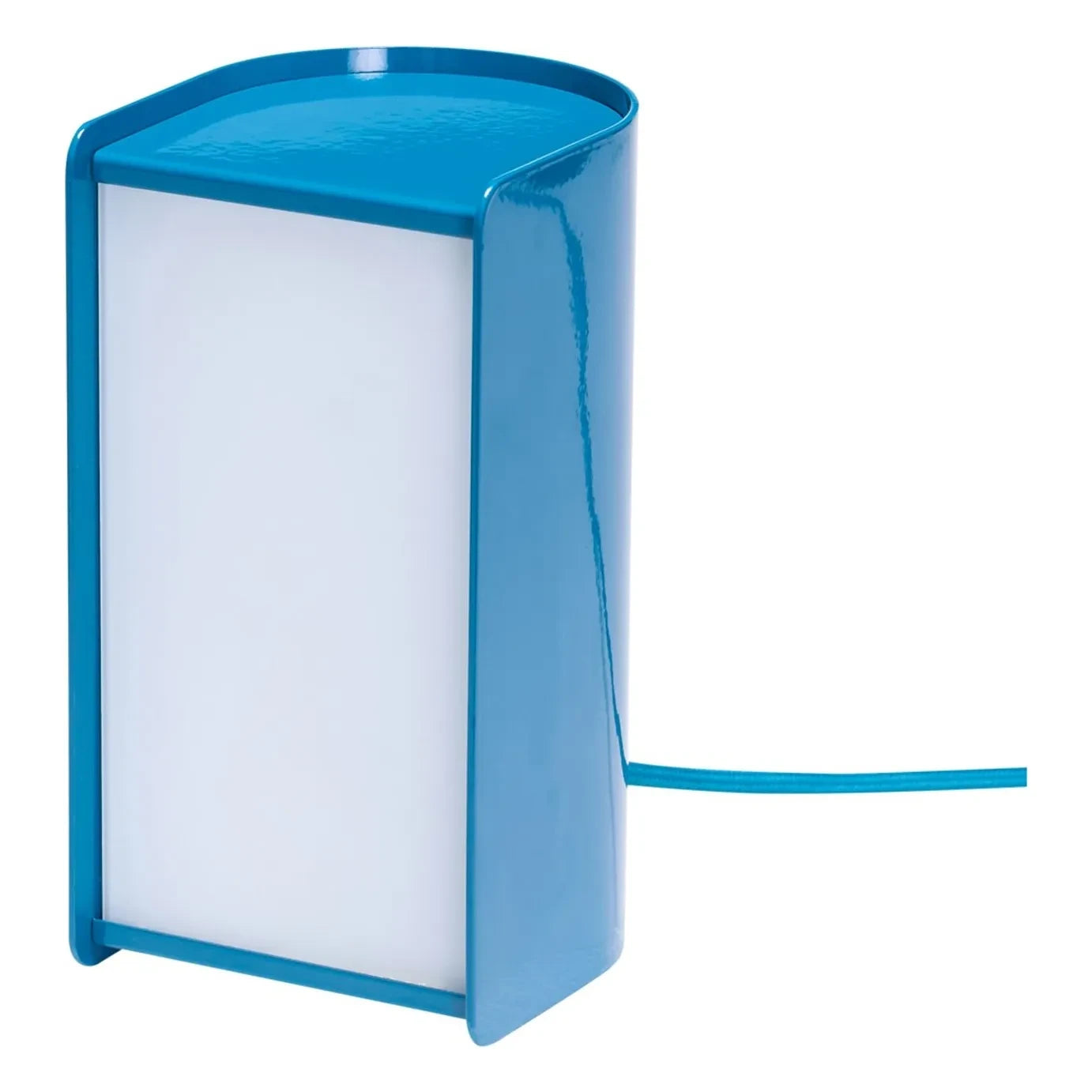 Hübsch - Book table lamp | Petrol blue