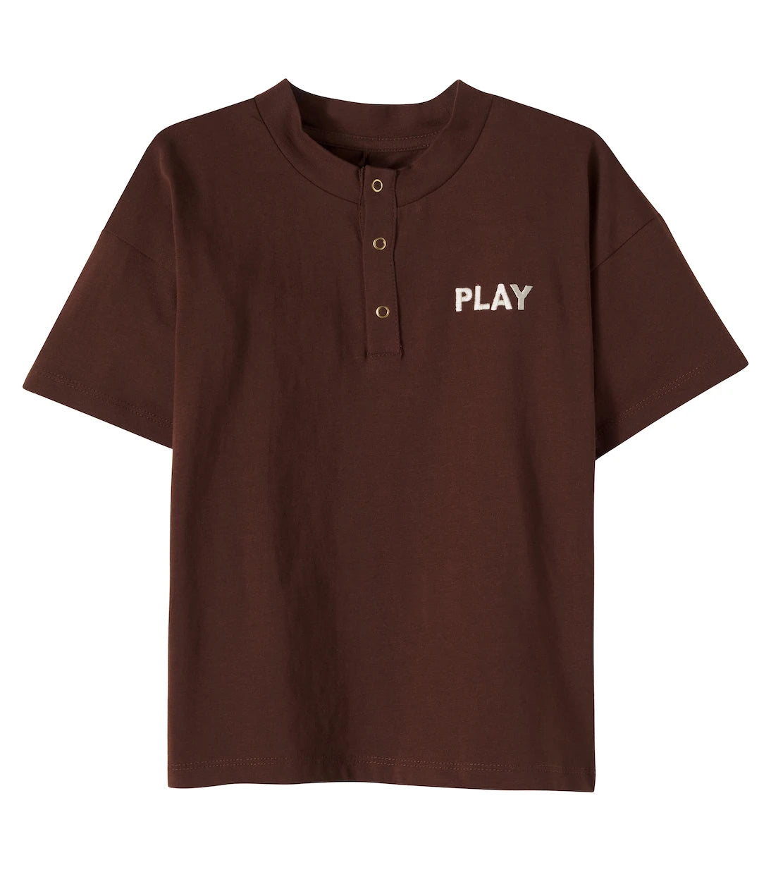 Mini Rodini - Play embroidered cotton jersey T-shirt