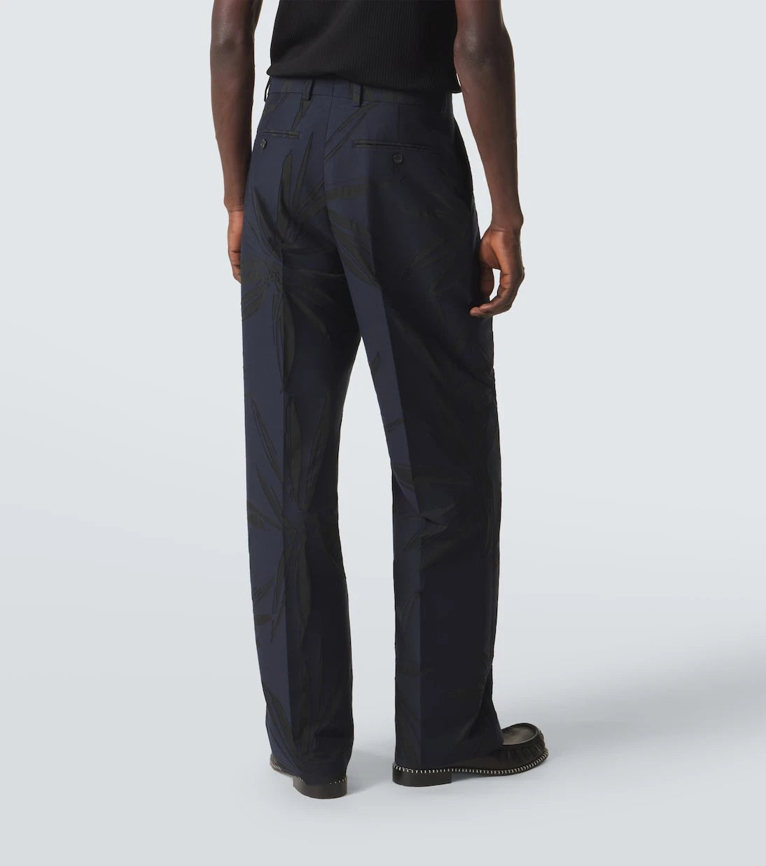 Dries Van Noten - Floral cotton-blend straight pants