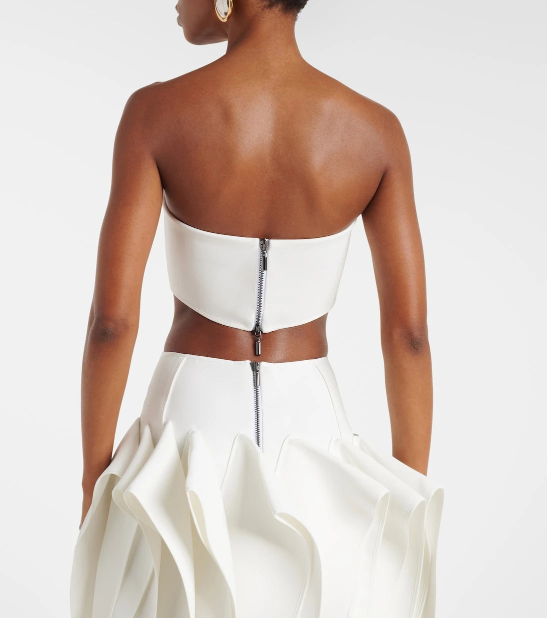Maticevski - Streaming draped midi skirt