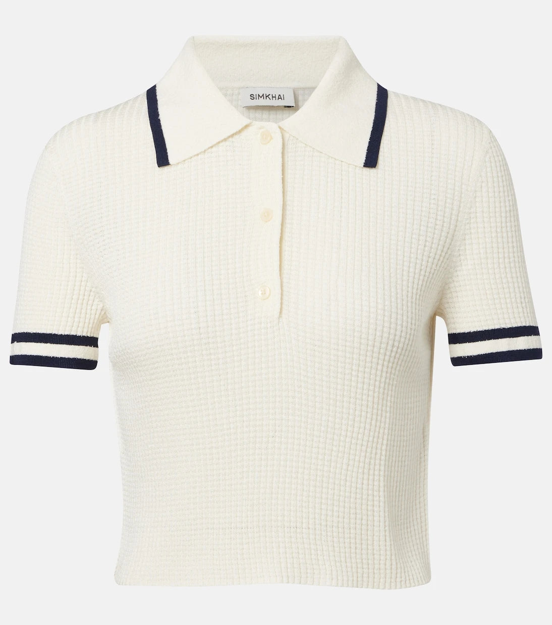 Simkhai - Whitten bouclé polo shirt