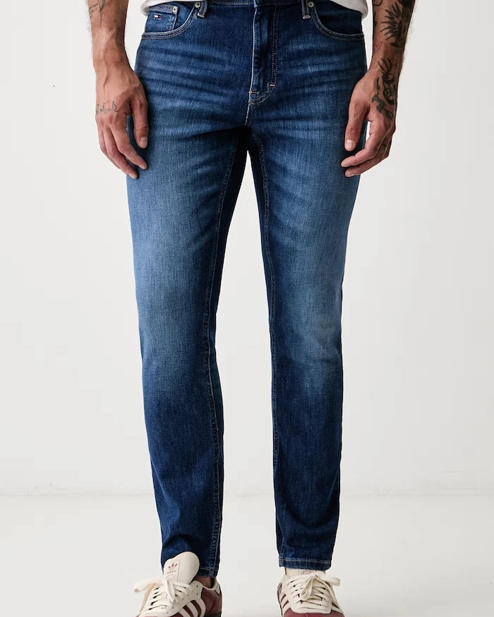 Tommy Jeans erkek slim taper jean pantolon