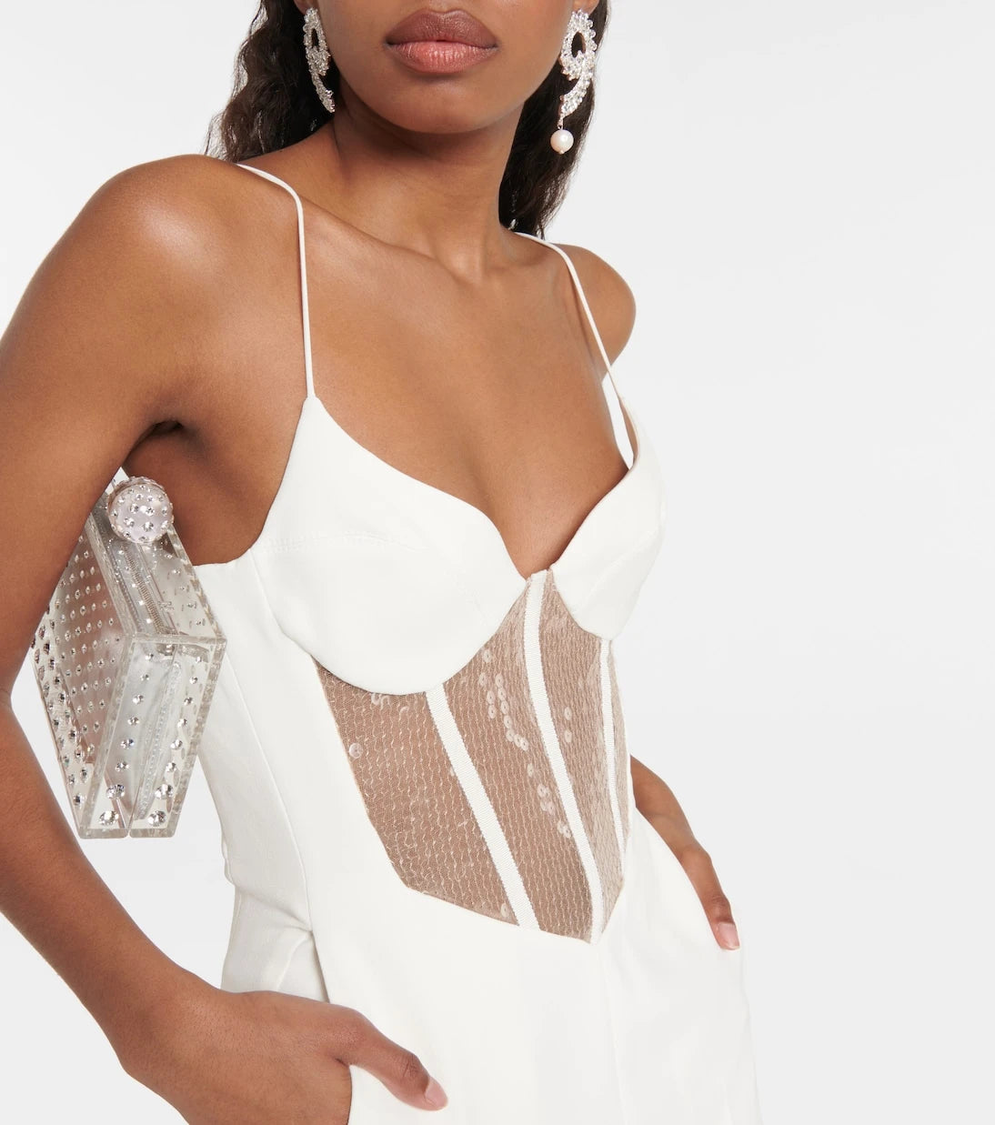 David Koma - Sequined cutout cady jumpsuit