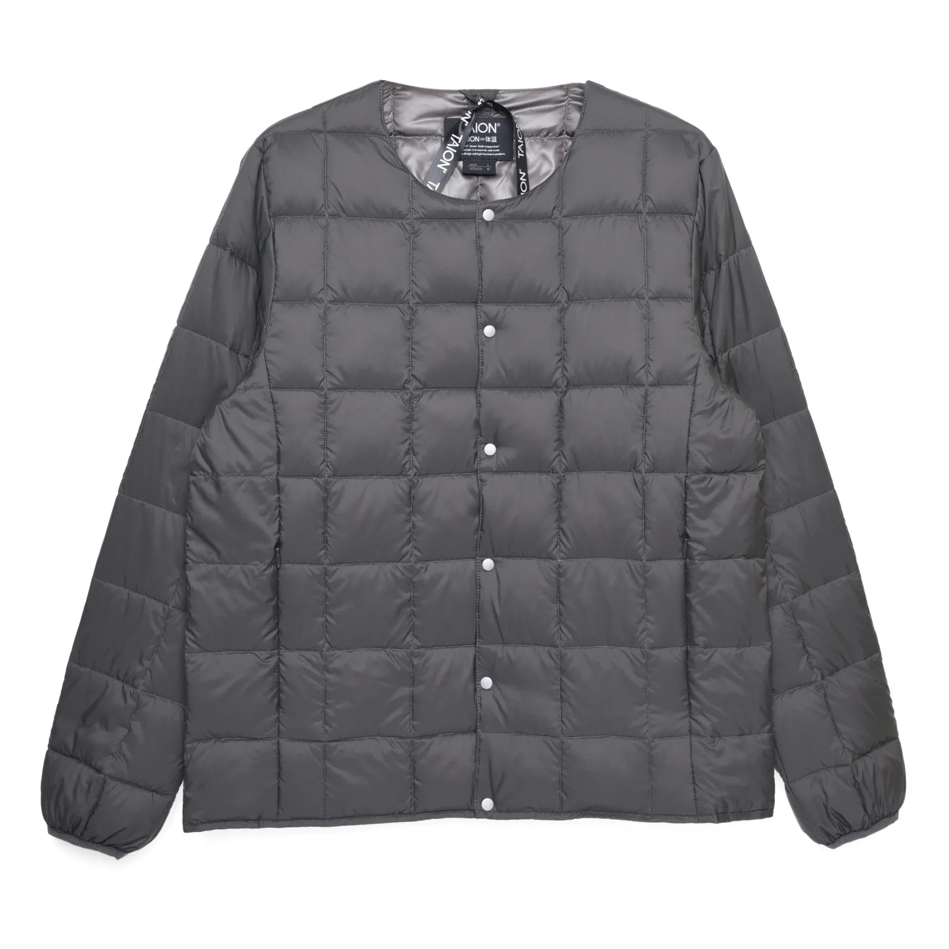 Taion - Quilted Jacket | Charcoal grey