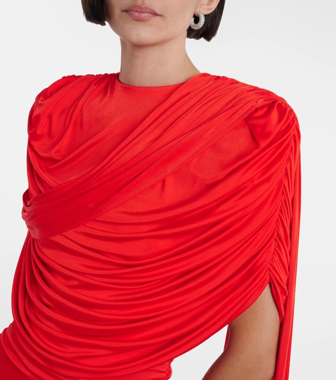 The New Arrivals Ilkyaz Ozel - Khara draped minidress