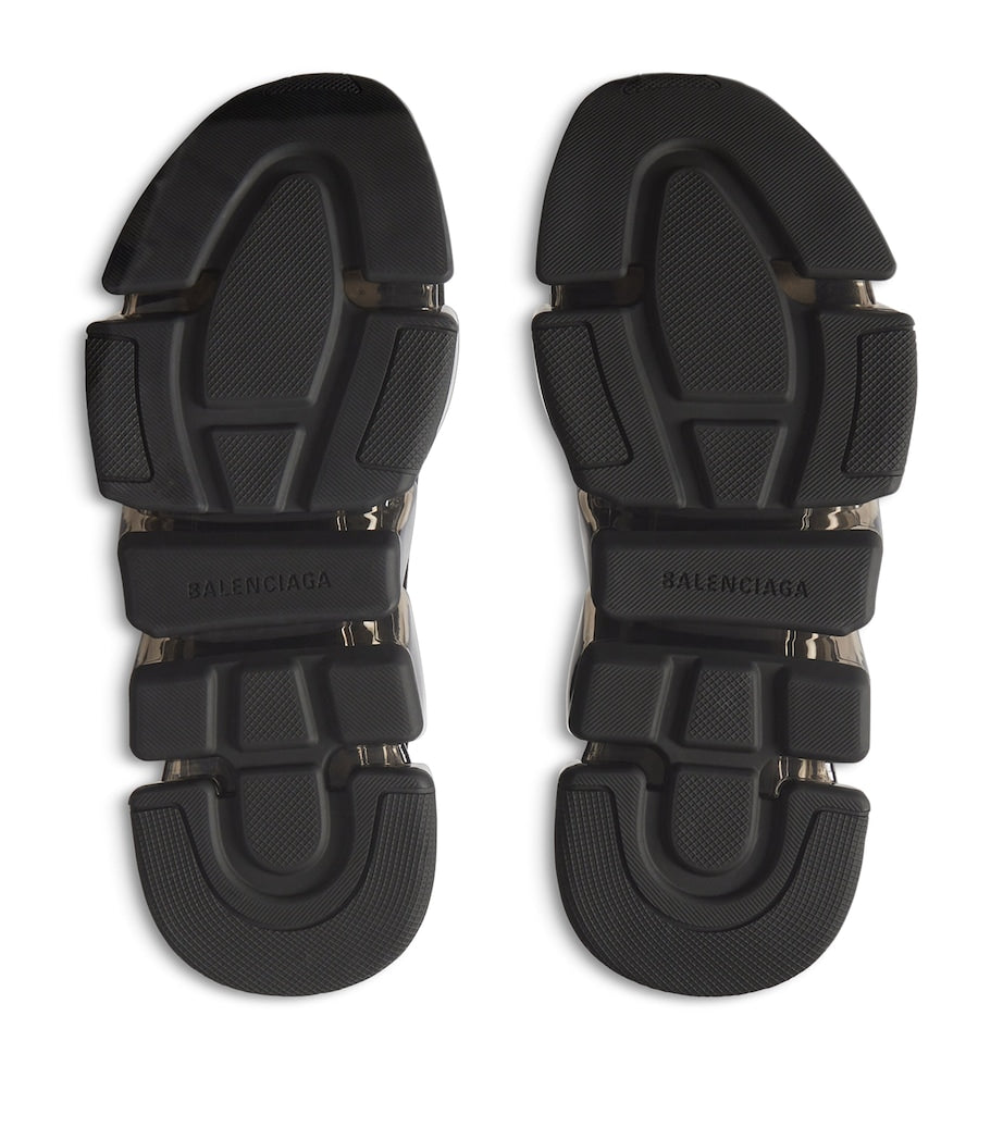 Balenciaga Black Clear Sole Speed 2.0 Sneakers