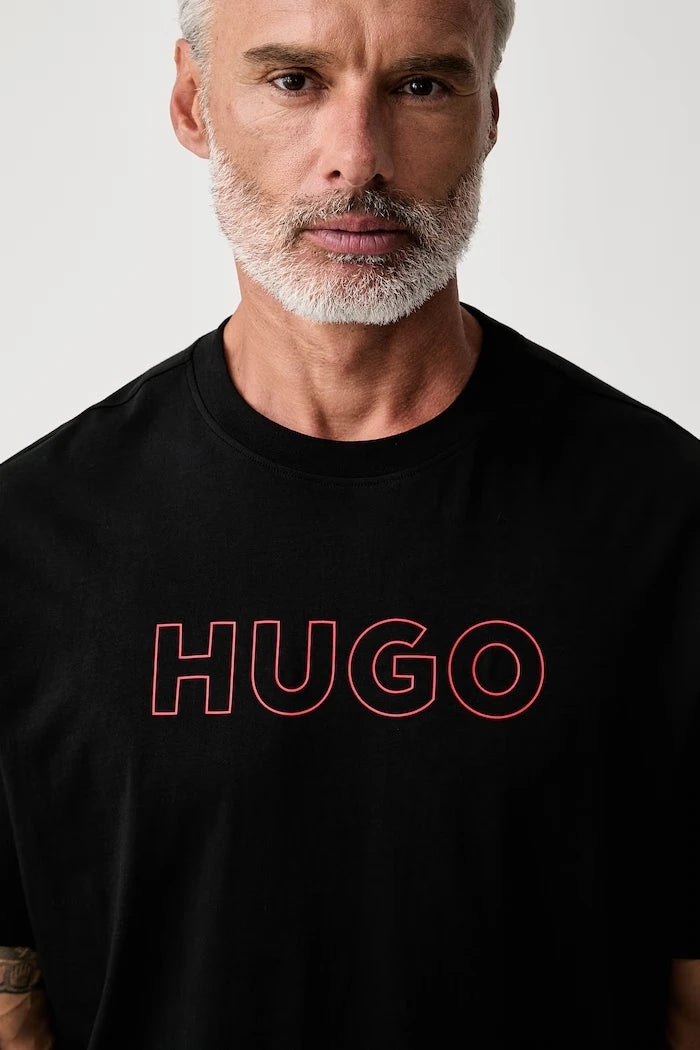 HUGO erkek pamuklu kısa kollu pijama tişörtü EZRA T-SHIRT