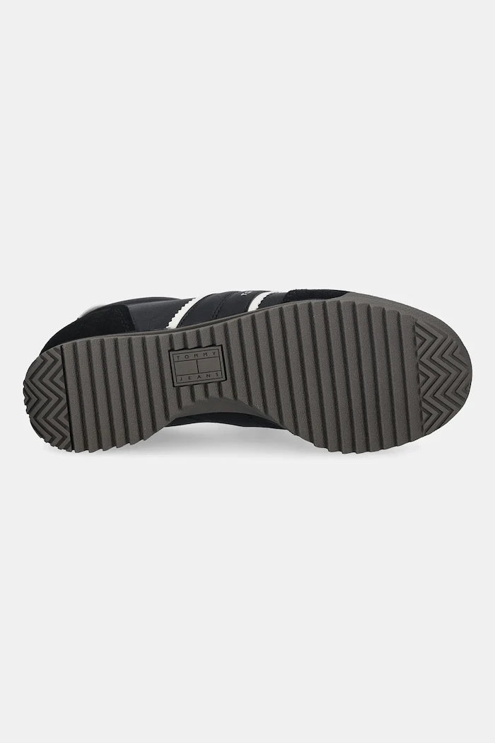 Кожени маратонки Tommy Jeans TJW LOW PROFILE RUNNER LTHR MIX