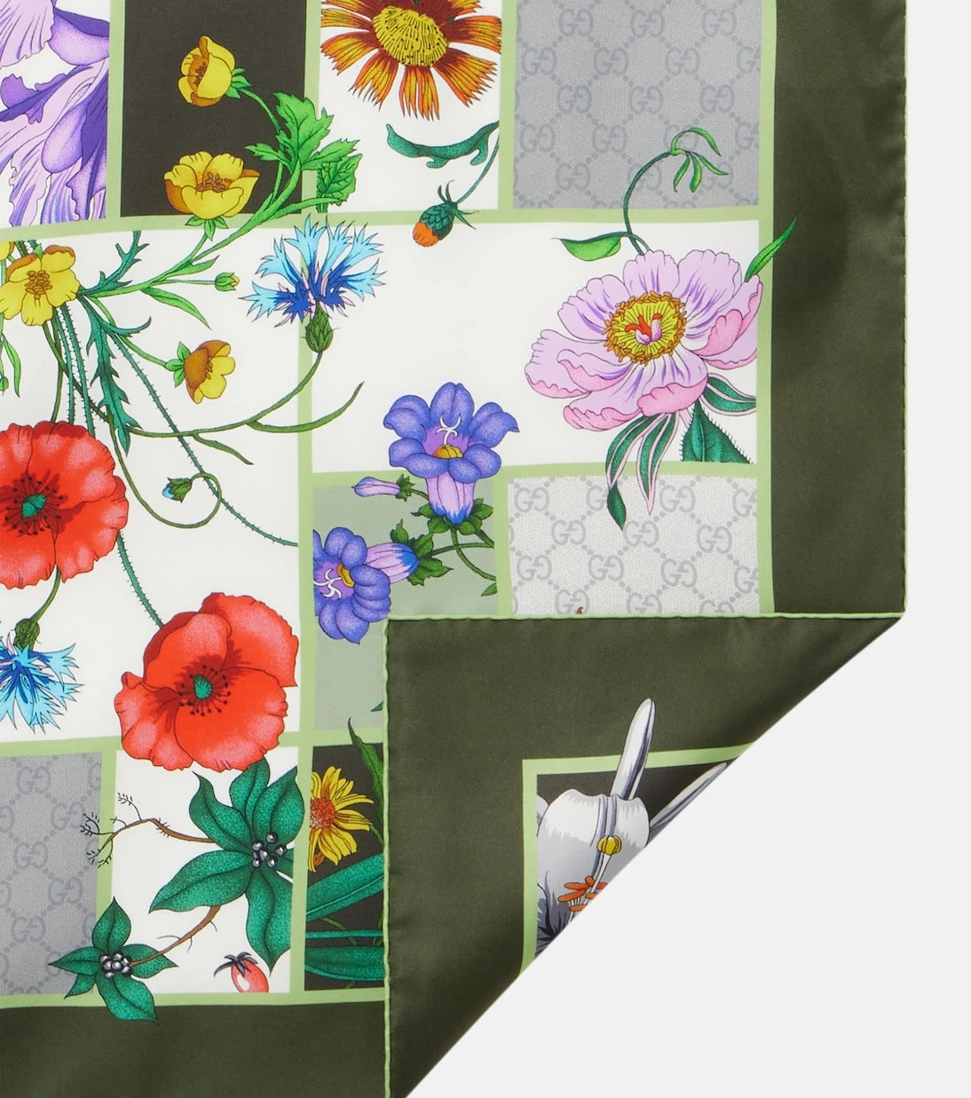 Gucci - Printed silk twill scarf