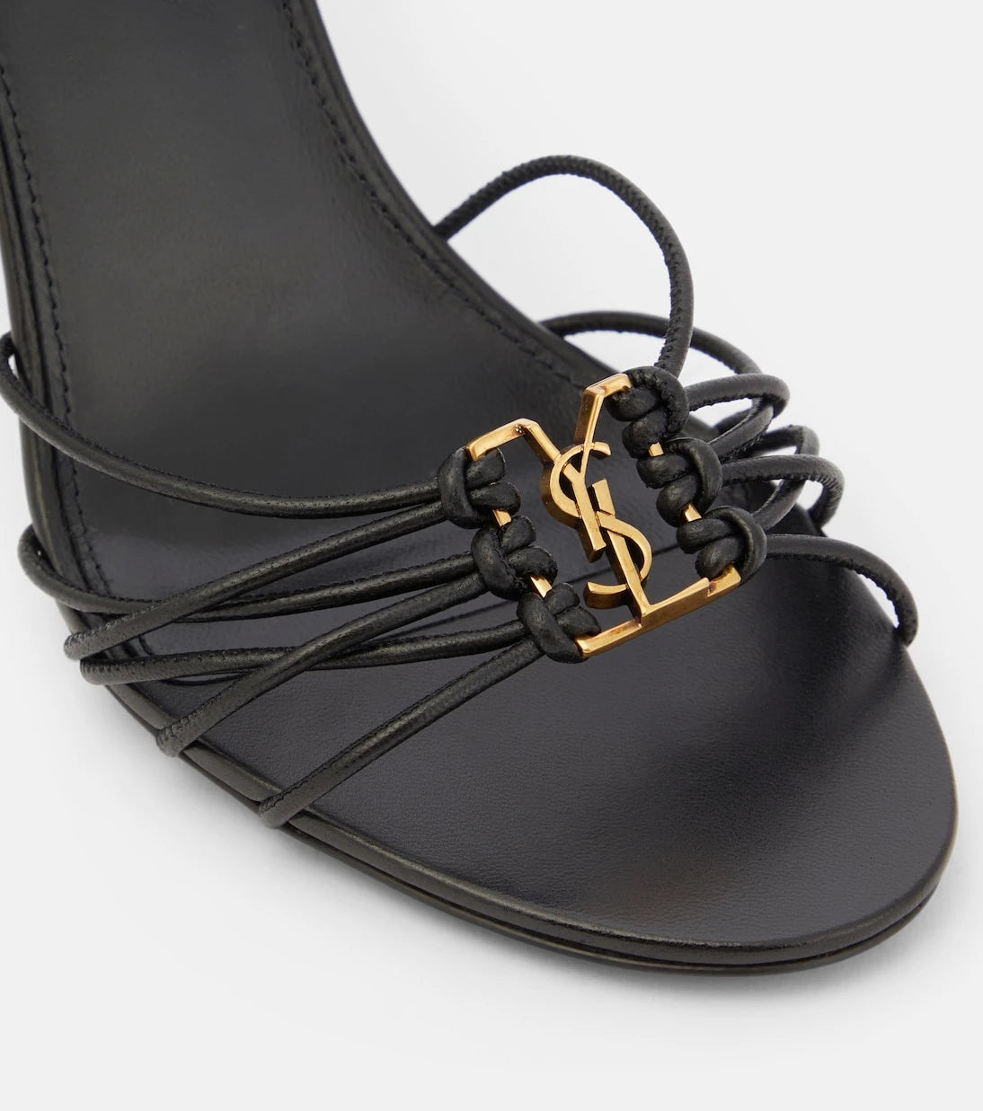 Saint Laurent - Babylone 90 leather sandals