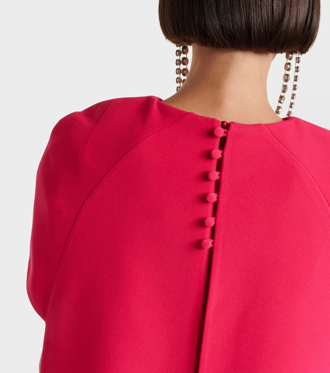 Safiyaa - Ginkgo caped gown