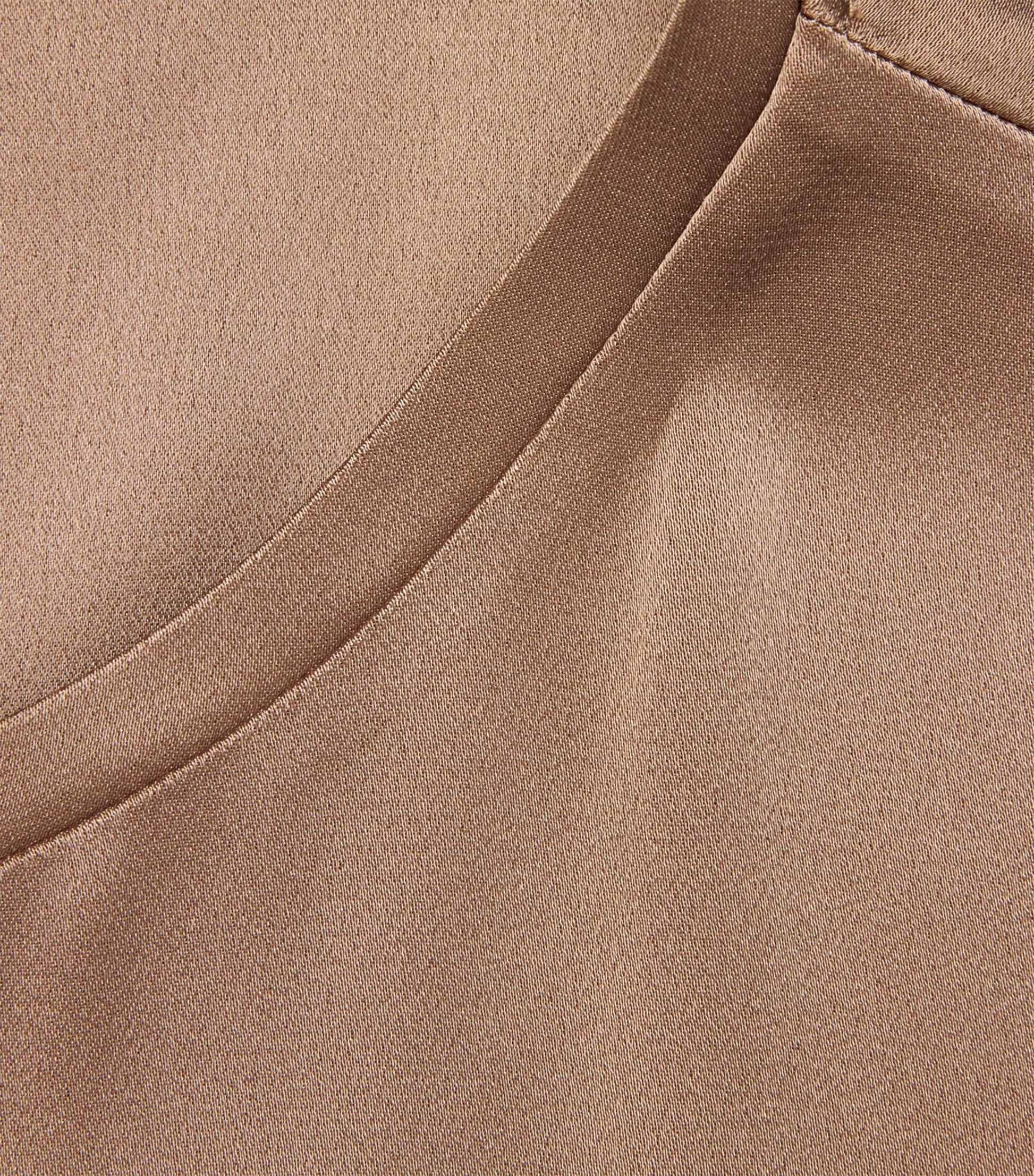 Max Mara Beige Satin Rebecca T-Shirt