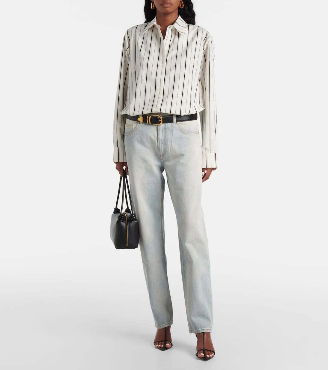 Tove - Damita striped cotton shirt