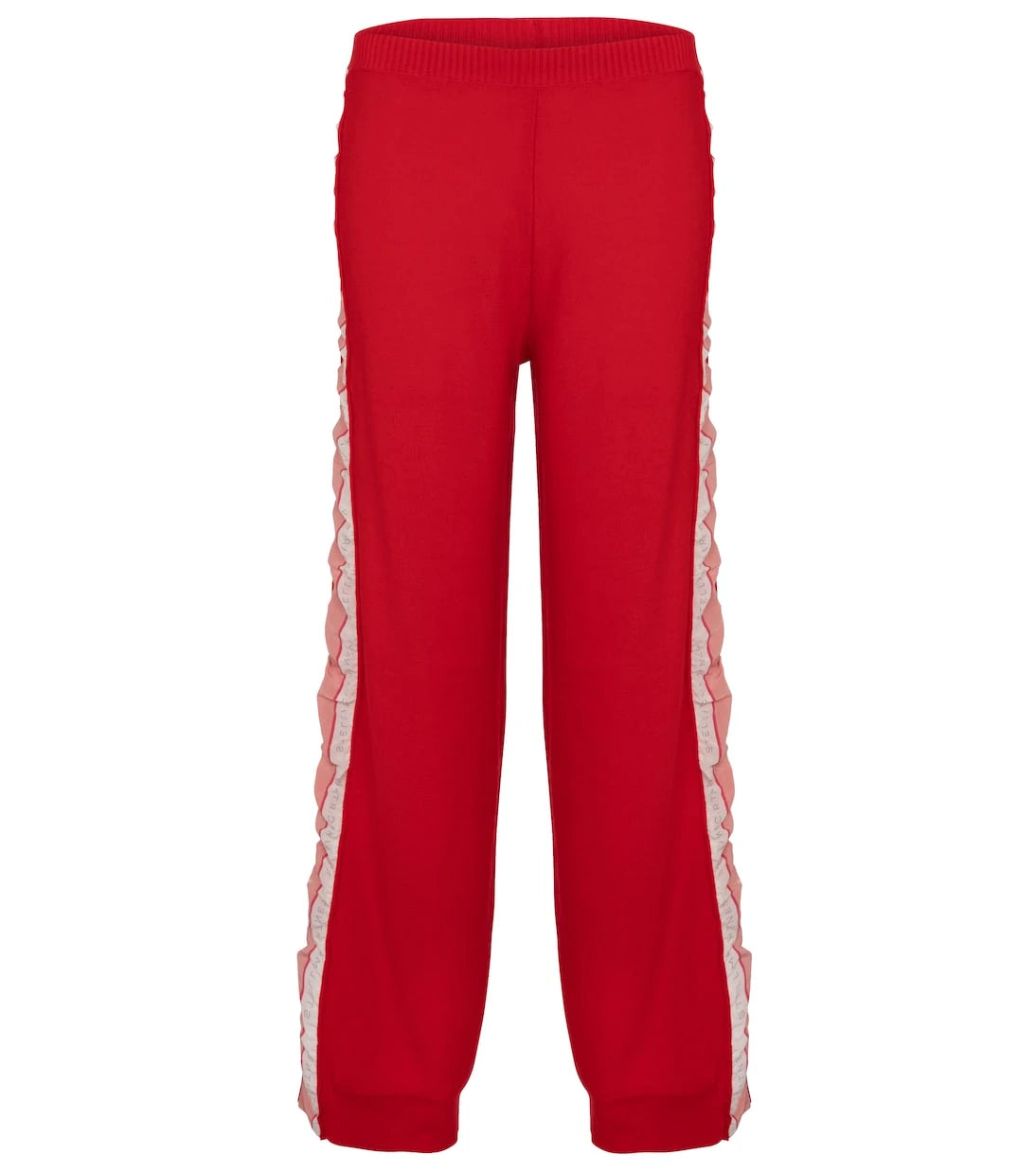 Stella McCartney - Silk-trimmed wool sweatpants