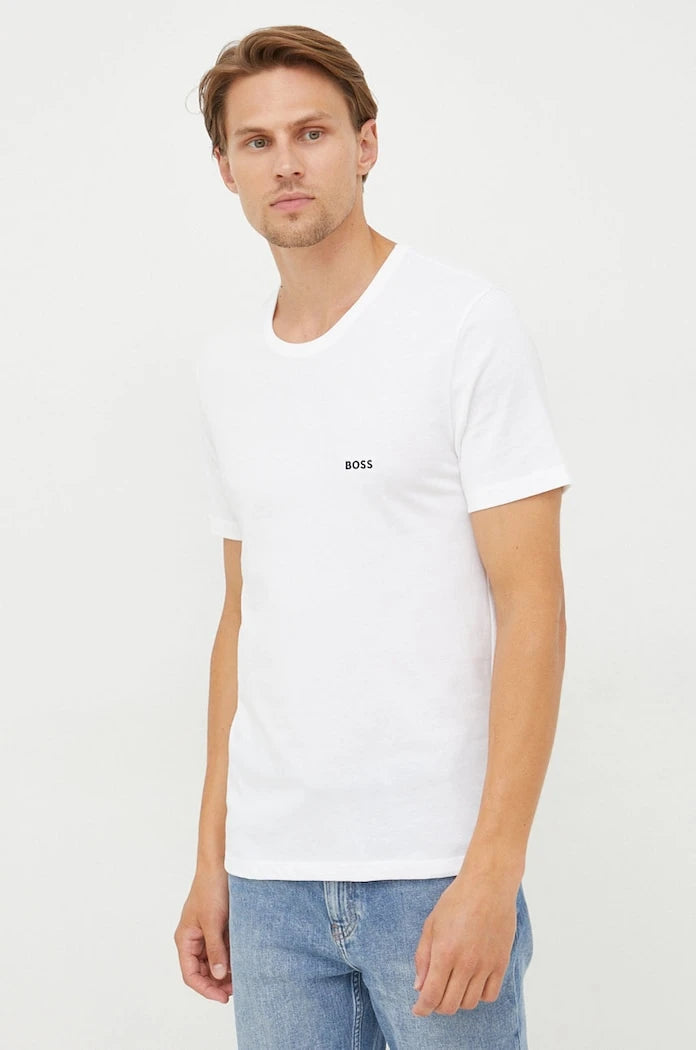 Памучна тениска BOSS (3 броя) TShirt RN 3P Classic
